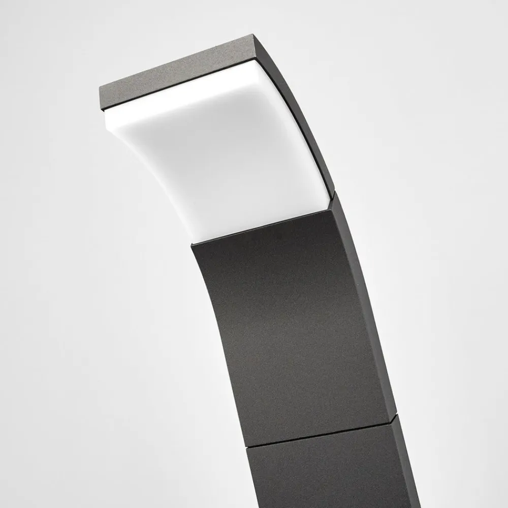 Terrassebelysning|Gadebelysning ^ Lucande Timm LED-vejlampe, 60 cm, antracit, metal, IP54