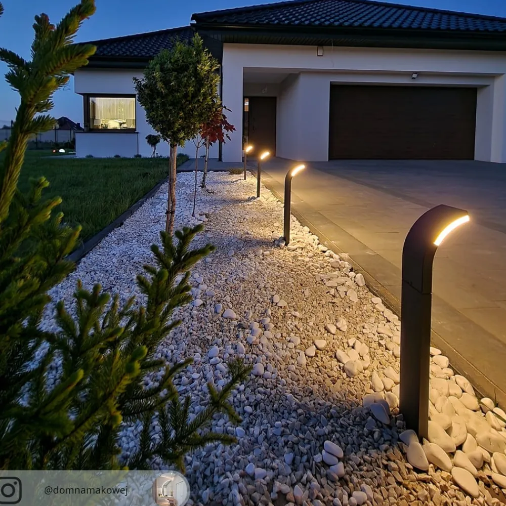 Terrassebelysning|Gadebelysning ^ Lucande Timm LED-vejlampe, 60 cm, antracit, metal, IP54