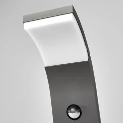 Gadebelysning Med Sensor|Gadebelysning ^ Lucande Timm LED-vejlampe, sensor, 100 cm, antracit, IP54