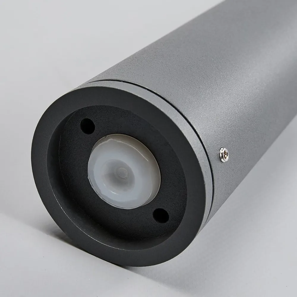 Lucande Gadebelysning > Tomas LED-vejlampe, 75 cm, mørkegrå, IP54