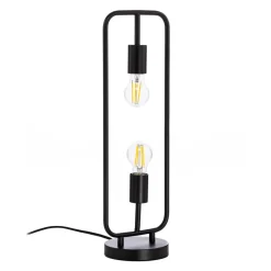 Lucande Bordlamper > Tornike bordlampe, 2 lyskilder, jern
