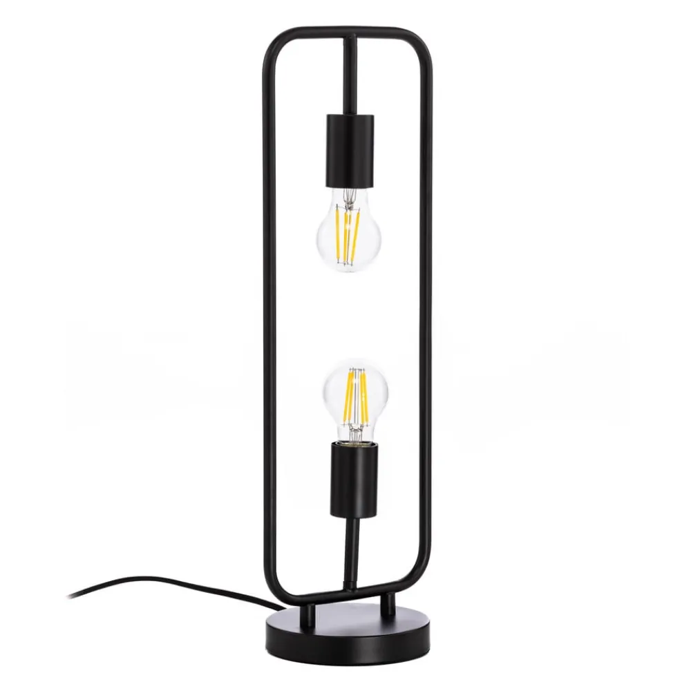 Lucande Bordlamper > Tornike bordlampe, 2 lyskilder, jern