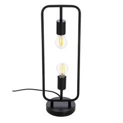 Lucande Bordlamper > Tornike bordlampe, 2 lyskilder, jern