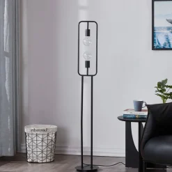 Lucande Gulvlamper|Gulvlamper > Tornike gulvlampe, 2 lyskilder, jern