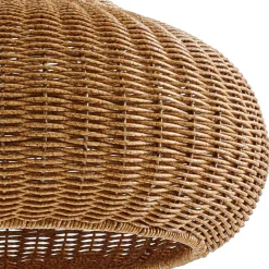 Udendørs Pendellamper|Terrassebelysning ^ Lucande udendørs hængelampe Taniola, 3 lyskilder, beige, rattan, IP44