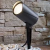 Terrassebelysning|Udendørs Spot ^ Lucande udendørs LED-spot Anton, jordspyd, antracit, metal