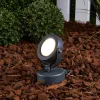 Lucande Terrassebelysning|Udendørs Spot > udendørs LED-spot Gavin, 33 cm, antracit, aluminium