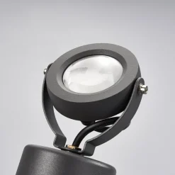 Lucande Terrassebelysning|Udendørs Spot > udendørs LED-spot Gavin, 33 cm, antracit, aluminium