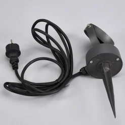Lucande Terrassebelysning|Udendørs Spot > udendørs LED-spot Gavin, 33 cm, antracit, aluminium