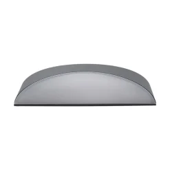 Terrassebelysning|Væglamper ^ Lucande udendørs LED-væglampe Akira, antracit, metal, 23 cm