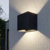 Lucande Terrassebelysning > udendørs LED-væglampe Evie, 14 cm, antracit, op/ned