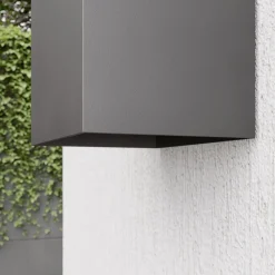 Lucande Terrassebelysning > udendørs LED-væglampe Evie, 14 cm, antracit, op/ned