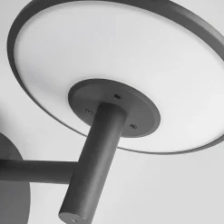Lucande Væglampe Med Sensor|Terrassebelysning > udendørs LED-væglampe Fenia, sensor, IP54, antracit
