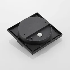 Lucande Væglamper > udendørs LED-væglampe Gylfi, 20 cm, sort, sensor