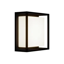 Lucande Terrassebelysning|Væglamper > udendørs LED-væglampe Ilirian, antracit, aluminium, 25 cm