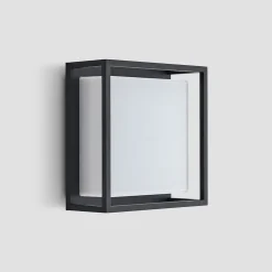 Lucande Terrassebelysning|Væglamper > udendørs LED-væglampe Ilirian, antracit, aluminium, 25 cm