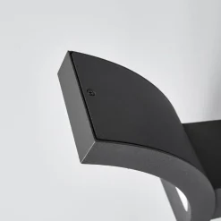 Lucande Væglamper > udendørs LED-væglampe Juvia, 19 cm, antracit, IP54