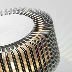 Terrassebelysning|Væglamper ^ Lucande udendørs LED-væglampe Keany, metal, Ø 16 cm, IP54