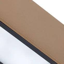 Lucande Terrassebelysning > udendørs LED-væglampe Lengo, 25 cm, brun, down, 3000K