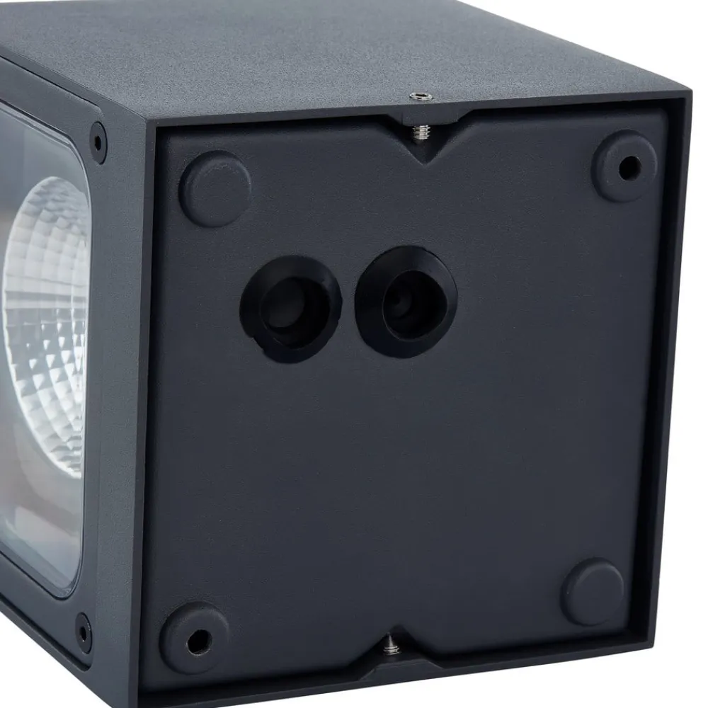 Væglamper ^ Lucande udendørs LED-væglampe Merjem, 12 cm, op/ned, IP54