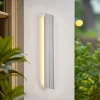 Lucande Terrassebelysning|Væglamper > udendørs LED-væglampe Melira, længde 60 cm, grå