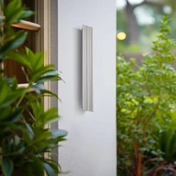 Lucande Terrassebelysning|Væglamper > udendørs LED-væglampe Melira, længde 60 cm, grå