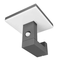 Lucande Væglampe Med Sensor|Terrassebelysning > udendørs LED-væglampe Olesia, 15 cm, sensor, IP54