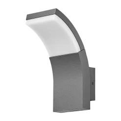 Lucande Terrassebelysning|Væglamper > udendørs LED-væglampe Timm, 20 cm, antracit, IP54