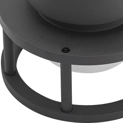 Lucande Terrassebelysning|Udendørs Loftlamper > udendørs loftlampe Berenike, Ø 17 cm, grå, GX53