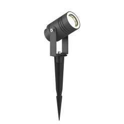 Terrassebelysning|Udendørs Spot ^ Lucande udendørs spotlampe Galina, sæt med 4, jordspyd, stik