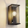 Lucande Væglampe Med Sensor|Terrassebelysning > udendørs væglampe Annalea, røggrå, IP54, sensor