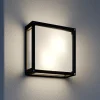 Lucande Terrassebelysning|Væglamper > udendørs væglampe Aurelien, antracit, metal, 25x 25cm