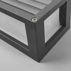 Lucande Terrassebelysning|Væglamper > udendørs væglampe Aurelien, hvid, glas, 12,5 cm, IP54