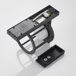 Lucande Væglampe Med Sensor|Væglamper > udendørs væglampe Berenike, sensor, antracit, metal