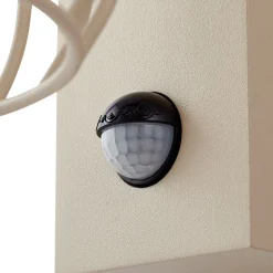 Lucande Væglampe Med Sensor|Terrassebelysning > udendørs væglampe Chandan, 30 cm, beige, sensor, IP44