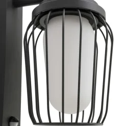 Væglampe Med Sensor|Væglamper ^ Lucande udendørs væglampe Chandan, 30 cm, antracit, sensor