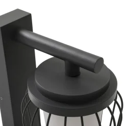 Væglampe Med Sensor|Væglamper ^ Lucande udendørs væglampe Chandan, 30 cm, antracit, sensor