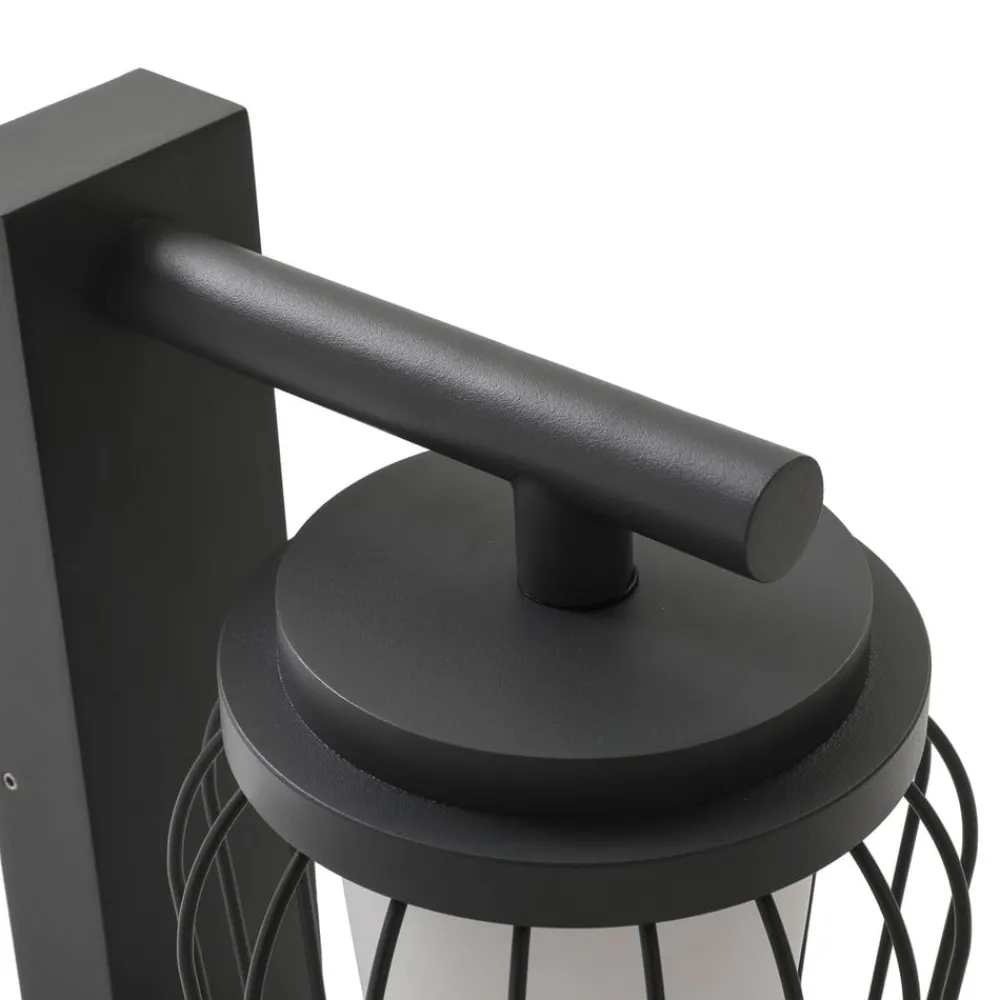 Væglampe Med Sensor|Væglamper ^ Lucande udendørs væglampe Chandan, 30 cm, antracit, sensor