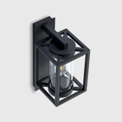 Lucande Terrassebelysning|Væglamper > udendørs væglampe Ferda, sæt med 2, antracit, IP44