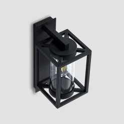 Lucande Væglampe Med Sensor|Terrassebelysning > udendørs væglampe Ferda, sæt med 2, antracit sensor IP44