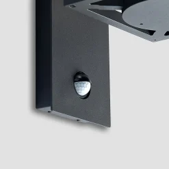 Lucande Væglampe Med Sensor|Terrassebelysning > udendørs væglampe Ferda, sæt med 2, antracit sensor IP44