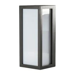 Lucande Terrassebelysning|Væglamper > udendørs væglampe Tame, antracit, metal, 25 cm