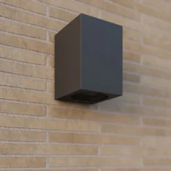Væglamper ^ Lucande udendørs væglampe Xava, downlight, antracit, GU10