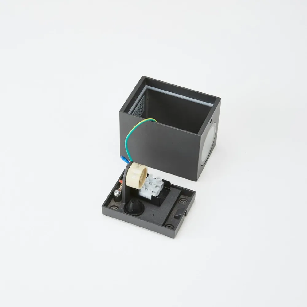 Væglamper ^ Lucande udendørs væglampe Xava, downlight, antracit, GU10