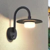 Væglampe Med Sensor|Væglamper ^ Lucande udendørs væglampe Zamalino, 31 cm, antracit, sensor