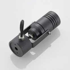 Udendørs Spot|Væglamper ^ Lucande udendørs vægspot Galina, grå, aluminium, 11,2 cm høj