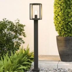 Lucande Terrassebelysning|Gadebelysning > vejlampe Ferda, 100 cm, antracit, IP44