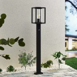 Lucande Gadebelysning Med Sensor|Terrassebelysning > vejlampe Ferda, 100 cm, sensor, antracit, IP44