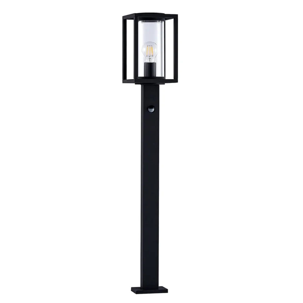 Lucande Gadebelysning Med Sensor|Terrassebelysning > vejlampe Ferda, 100 cm, sensor, antracit, IP44