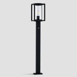 Lucande Gadebelysning Med Sensor|Terrassebelysning > vejlampe Ferda, 100 cm, sensor, antracit, IP44